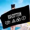Britská Rocková Kapela L-Led Z-Zeppelin Mikrovláknovádeka Rychleschnoucí Plážové Ručníky Velkoformátový Tisk Super Absorpční Ručníkovádeka