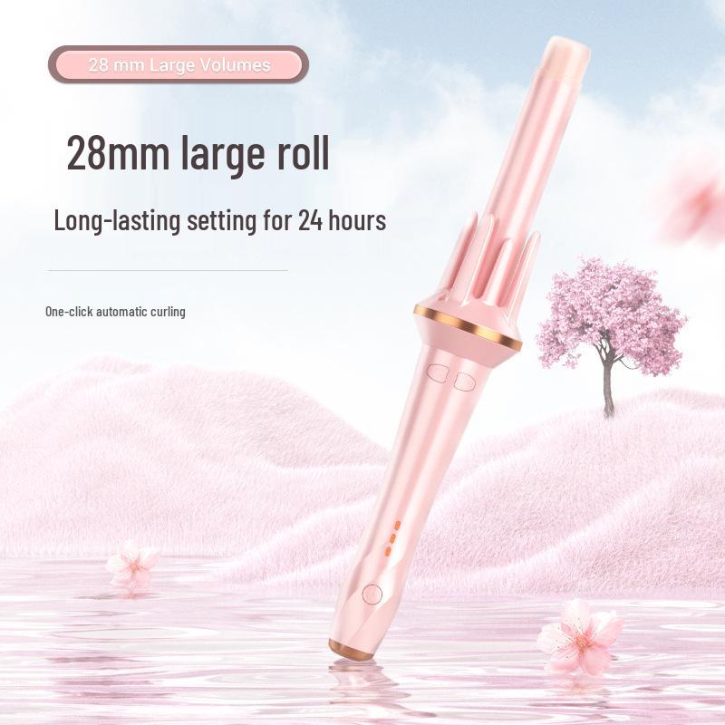 Minhuang Automatic 28mm Curling Iron, Negative Ion for Big, Fluffy Curls, Hair-Safe, Easy-to-Use