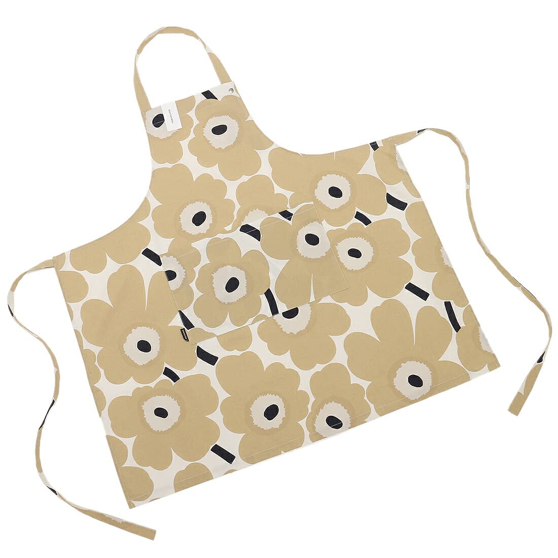 Фартук Marimekko Pieni Unikko, Белый, Бежевый, Синий, Женский, 069907 185 [Параллельный импорт]