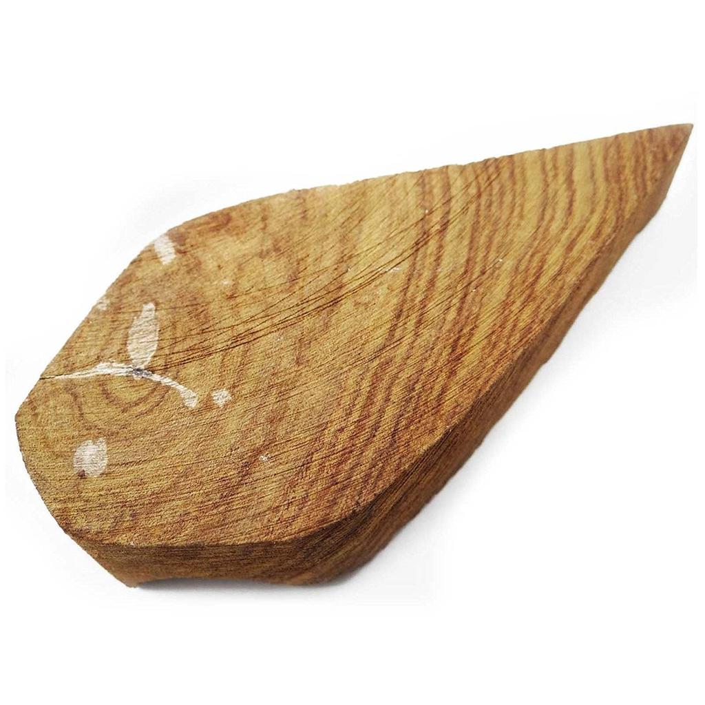 Leaf Shape Wooden Stamp Fine Art Printing On Wall Paper Painting Block India