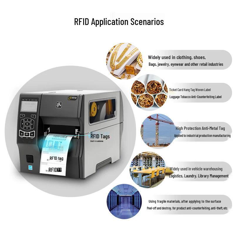 Ultra-High Frequency RFID Flexible Anti-Metal Tag with UHF Chip for Asset Management