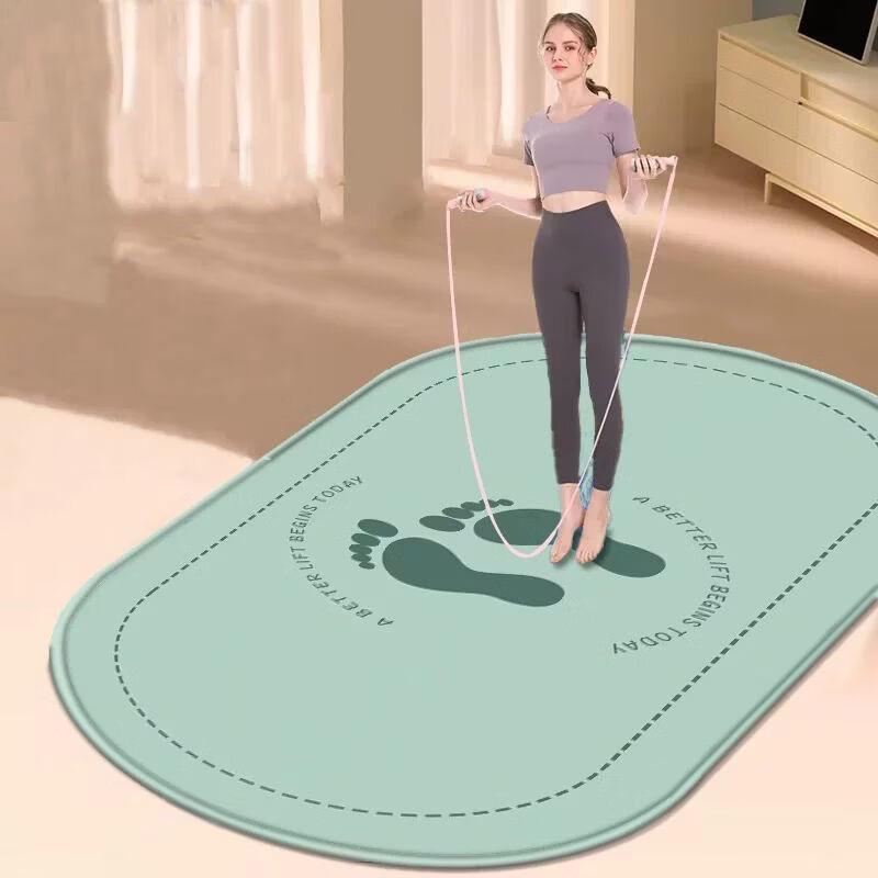 

TPE Shock-Absorbing Jump Rope & Yoga Mat