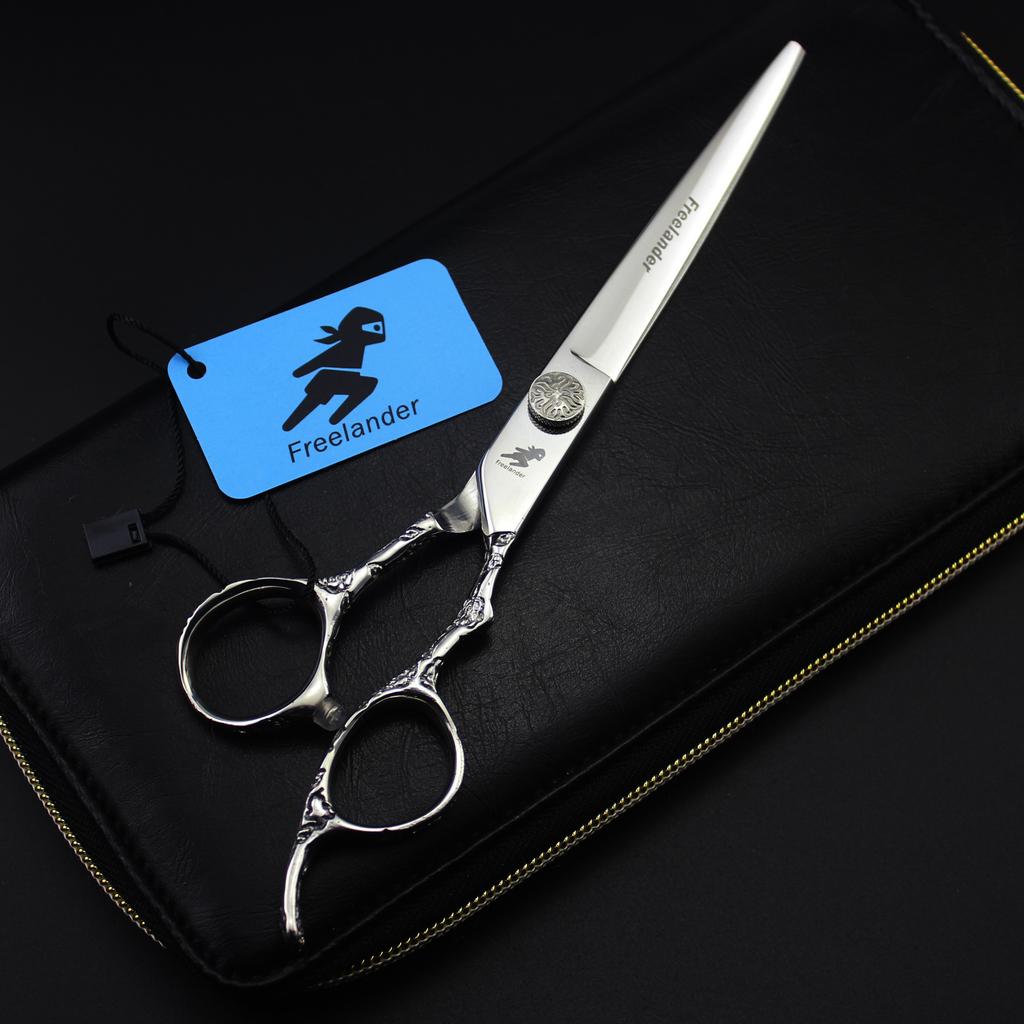 7.0 inch Freelander plum handle personality, hair scissors, pet scissors, flat scissors 6.0 inch
