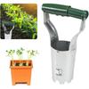 Stainless Steel Garden Seedling Transplanter Handheld Design Multifunctional Flower Transplanting Extractor Tool