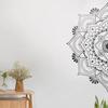 Half Mandala Wall Decal for Living Room or Bedroom DIY Elegant Room Decor