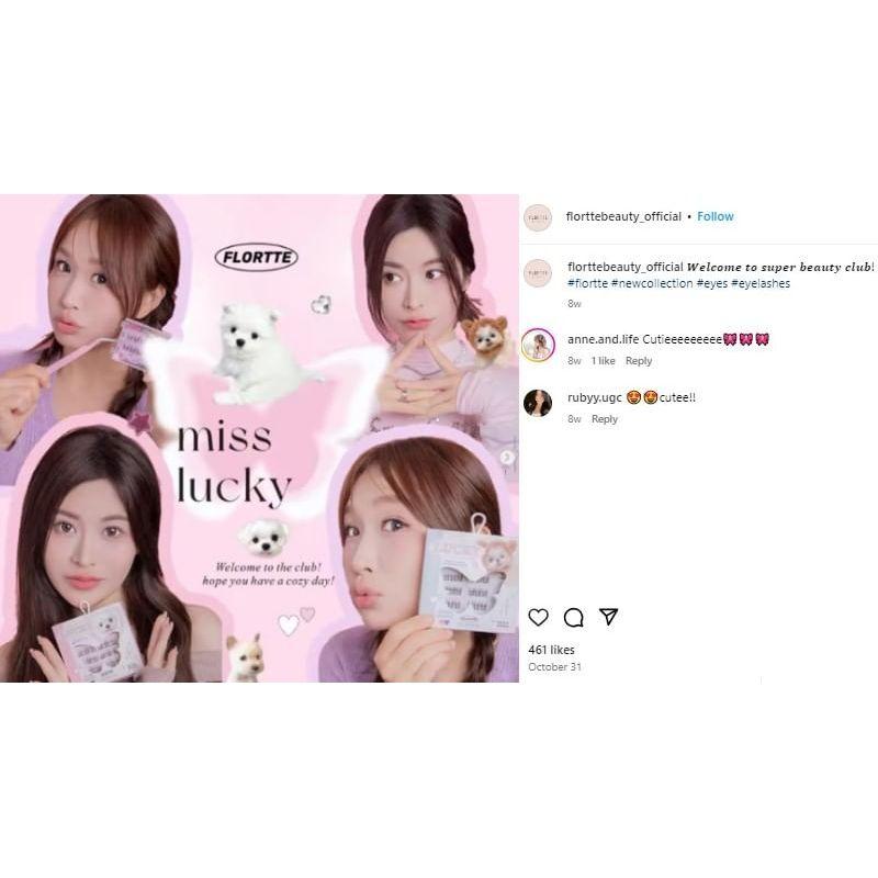 FLORTTE - False Eyelashes - 4 Style