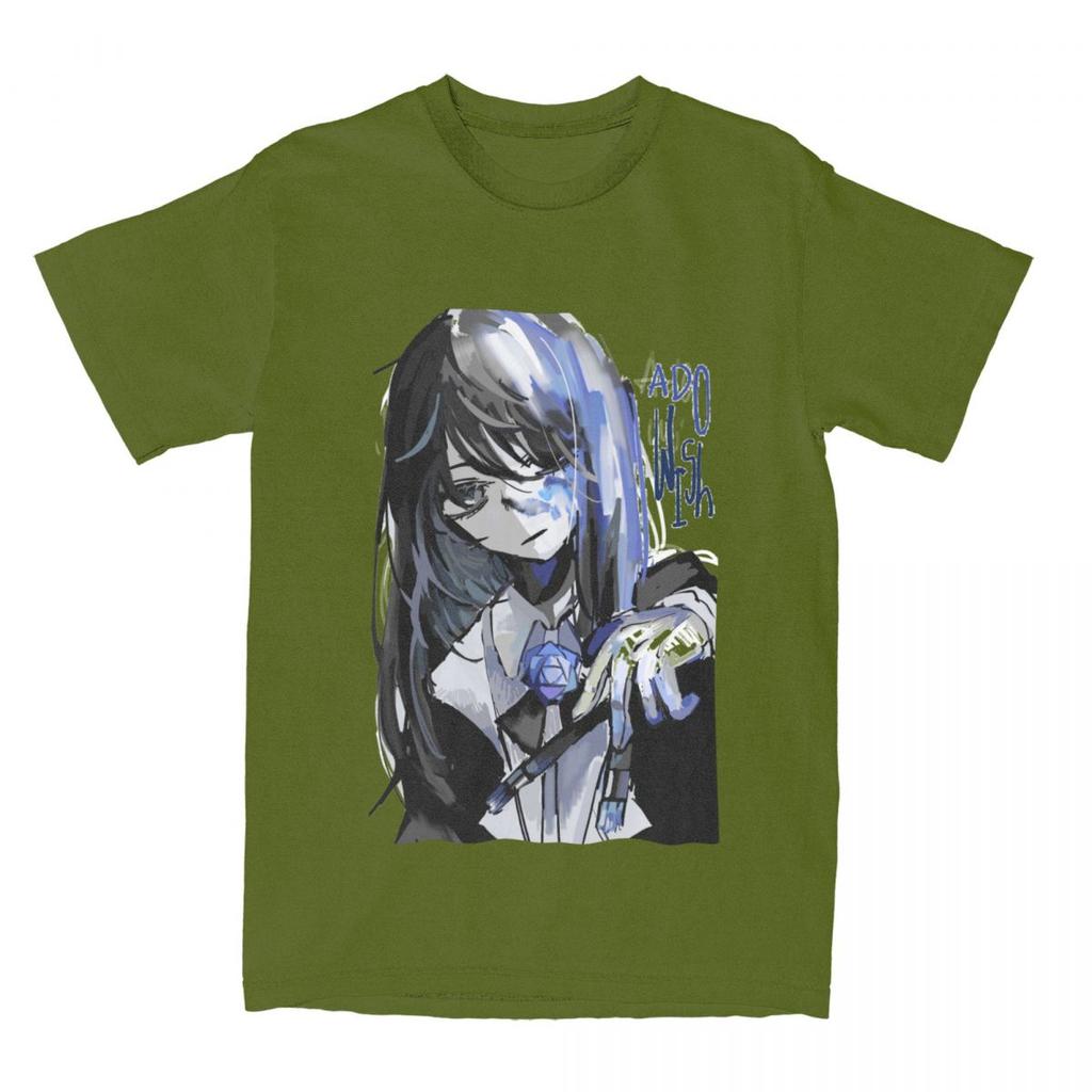 Men Women's Ado Wish Concert Music Tour T Shirt Accessories 100% Cotton T-shirt Clothes Casual Tees Summer