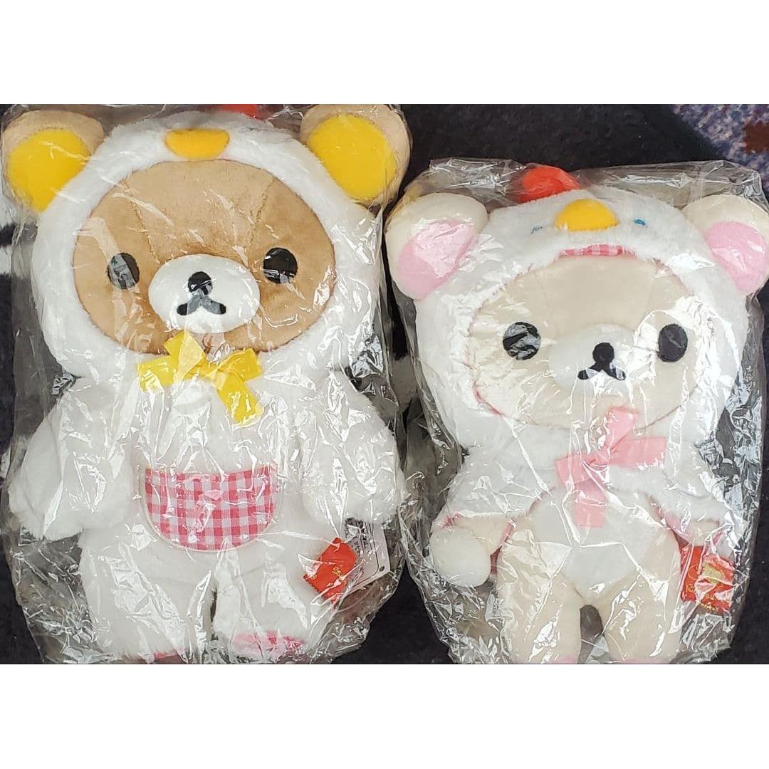 Rilakkuma & Korilakkuma stuffed toys set of 2