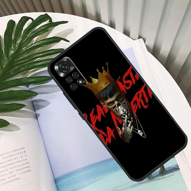 Anuel AA Real Hasta La Muerte Phone Case For Xiaomi Redmi Note 12 11 10 8 9 Pro Note 9S 10S 11S Redmi 9C 12C 9T 10C Cover