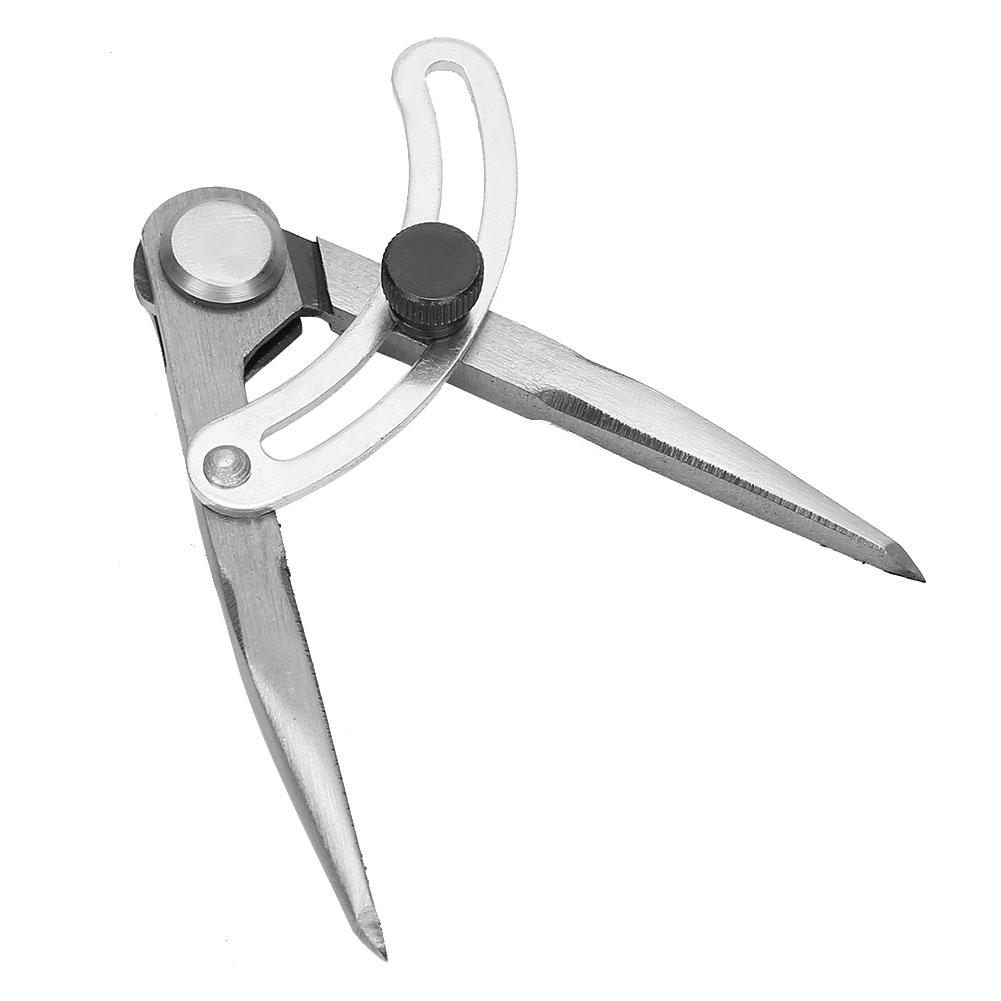 

Кожаный разметочный циркуль, инструмент для разметки, инструмент для кожевенного ремесла, инструмент для рисования линий, вращающийся инструмент 100 мм