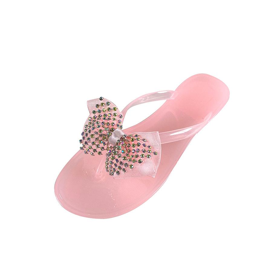 

Beach Ladies Cool Slippers Flip-Flops Jelly Flat Casual Sandals 36
