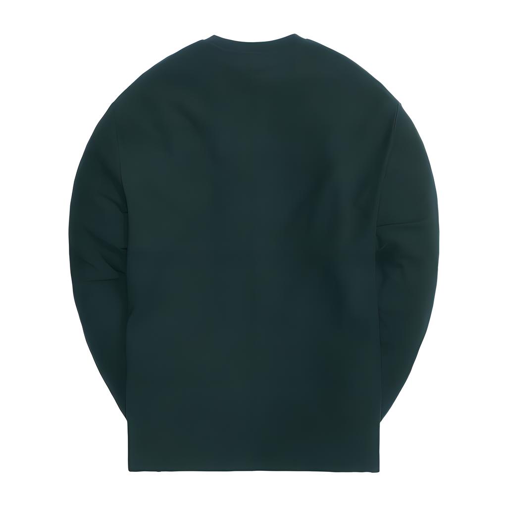 Kith Long-Sleeve Quinn Tee Stadium Unisex Tops Green KH3994-302