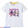 KPop Dämonenjäger Kinder-Cartoon-Print T-Shirt