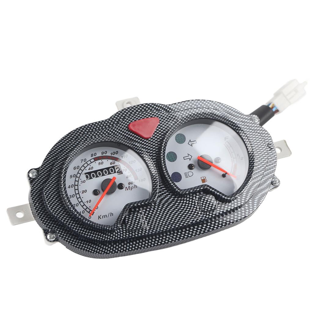 Universal Vintage Style Motorcycle Scooter Speedometer Plastic Dash Instrument for Motorcycles Scooter