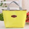 Lunch Box Camping Picnic Bag Lunch Bag Solid Color Portable Insulated Refrigerated Cold Food Cooler Thermal Bag Handbag