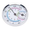 Mini Indoor Thermometer Hygrometer 2 In 1 Compact Structure Clear Scale Silver Humidity Monitor Gauge for Greenhouses
