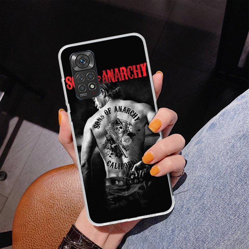 Sons Of Anarchy Black Phnoe Case for Phnoe Case for Xiaomi Redmi Note 15 14 14S 13 Pro Plus 12 12S 11S 11E 10S 10 11T 5G Unique