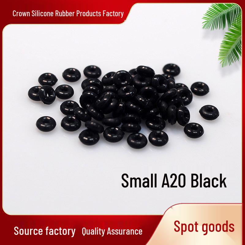 50-Piece Jade Silicone Spacer Rings for Bracelets, Chains, and Necklaces