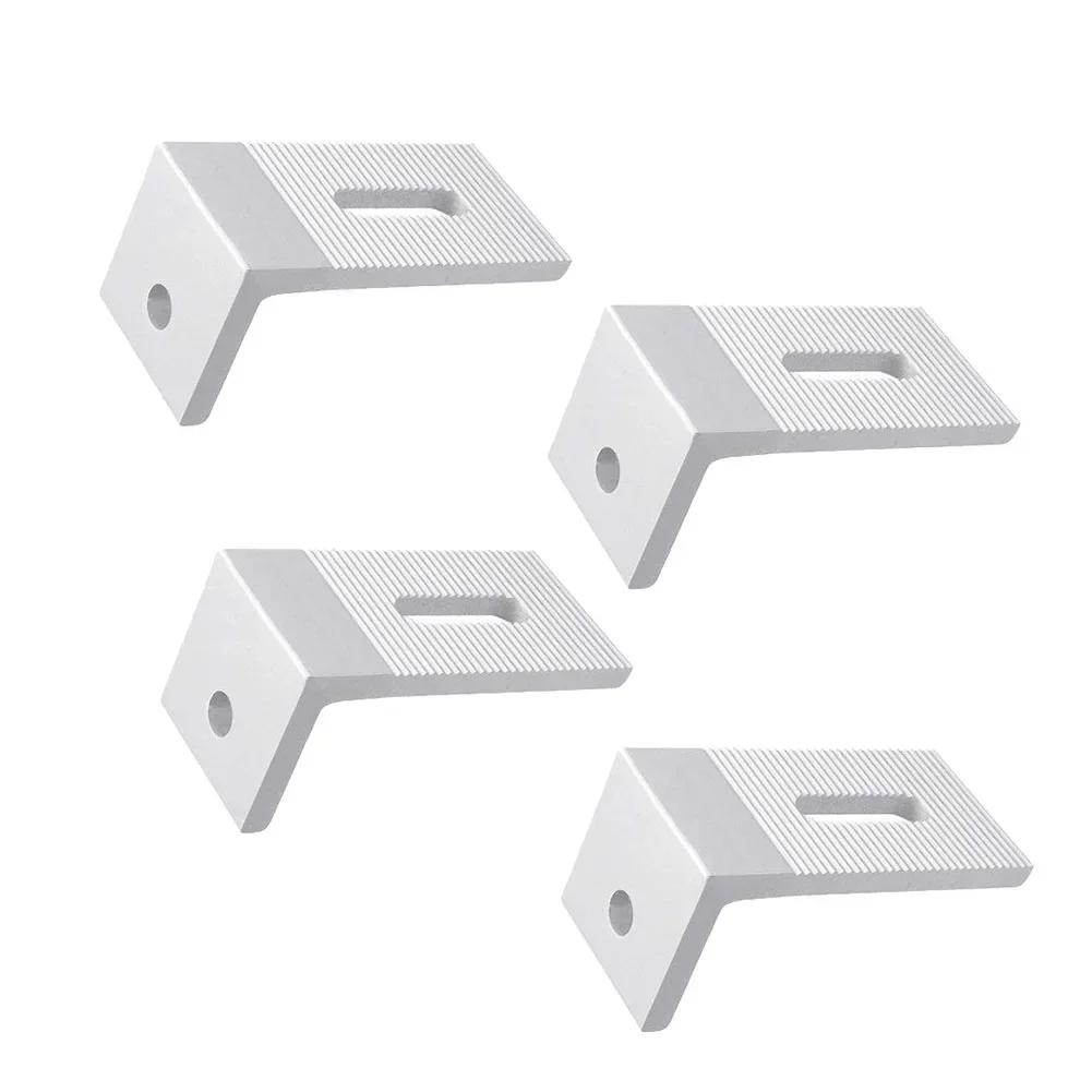 Aluminum Alloy 90 Degree Solar Panel Moun===========ket  For RV Boat Off Grid Roof Rail Cross Interconnects Solar Panel Bracke