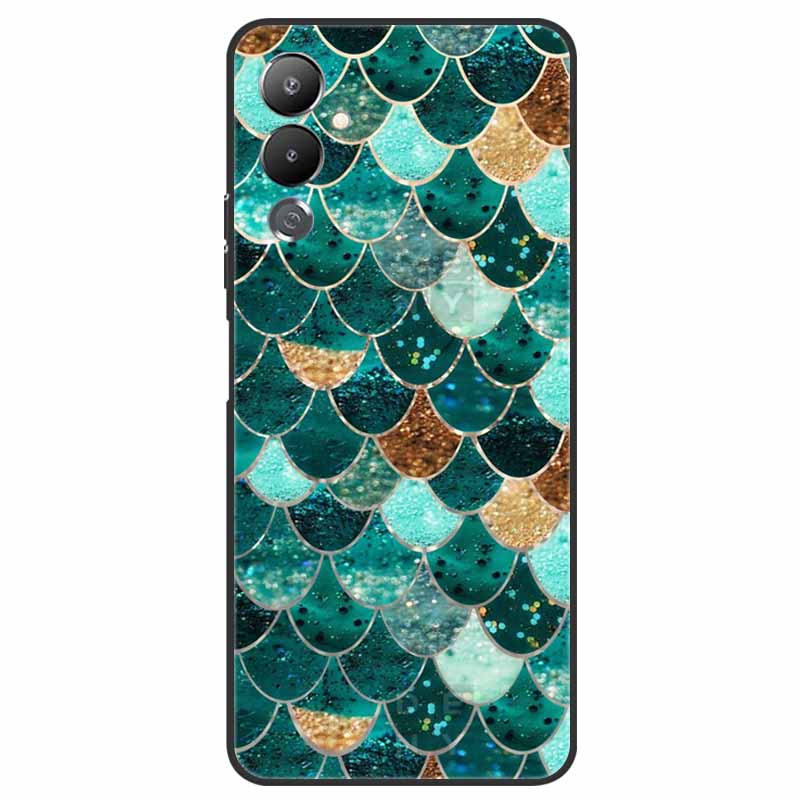 For Tecno Pova 4 Case LG7n Lovely Fashion TPU Silicone Cover for Tecno Pova 4 Phone Cases Pova4 Shockproof Soft Shell Funda Cute