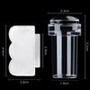 1/3/5pcs Nail Stamping Plates Pure Clear Jelly Nails Art Stamper Scraper Set Print Silicone Marshmallow Design Manicure Tool