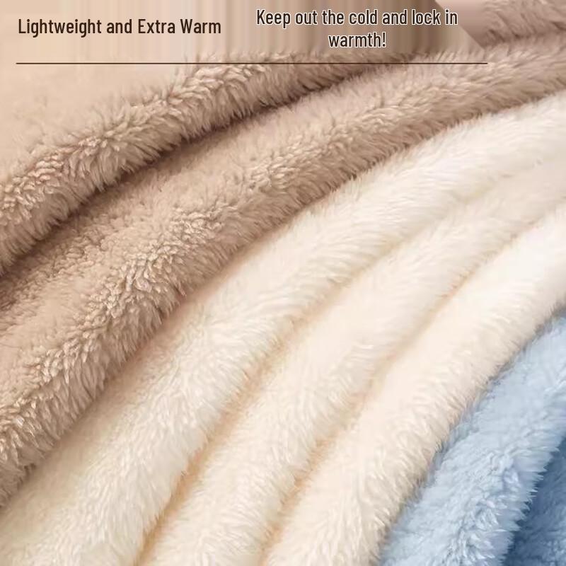 Huili Women's Thickened Coral Fleece Jacket