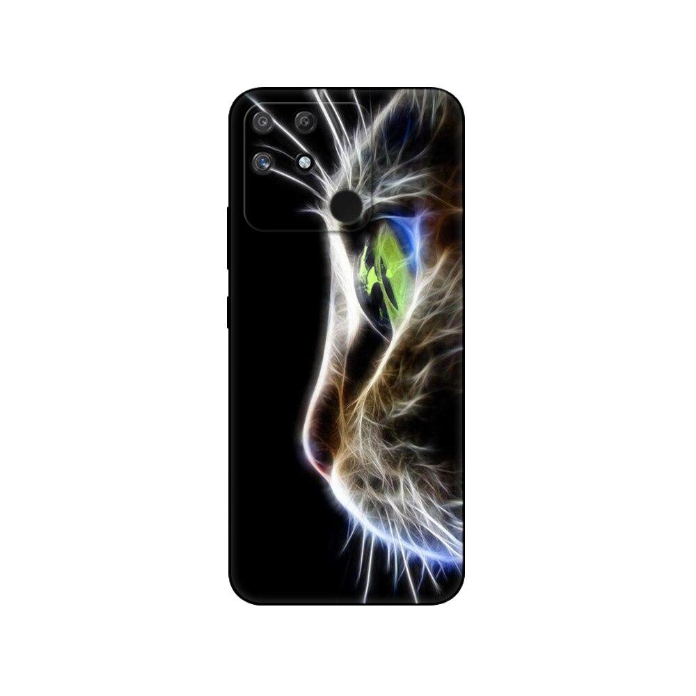 

Для Realme Narzo 50A чехол 6,5 дюймов силиконовая задняя крышка для OPPO Realme Narzo50A 50 A мягкий чехол RMX3430 чехол для телефона черный чехол из ТПУ Realme Narzo 50A