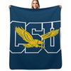 Coppin State Eagles Throw Blanket Warm Comfortable Blanket for Office Napping