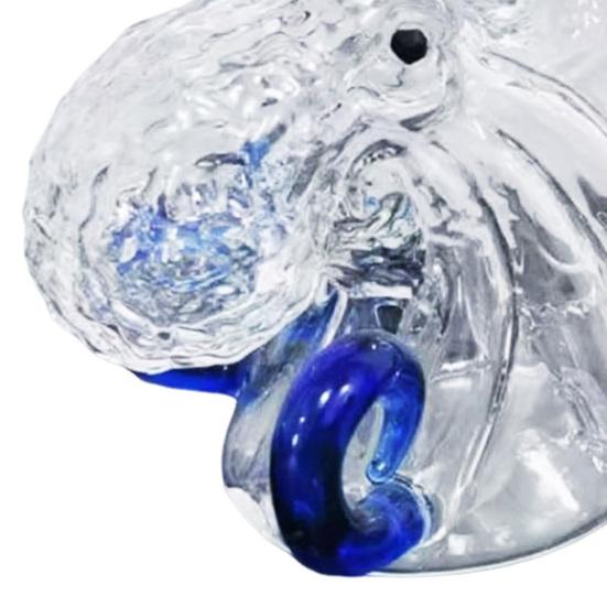 3D Octopus Shaped Glass Liquor Bottle, 350ml Borosilicate Whiskey Decanter, Spill-Free Decorative Pouring Bottle for Spirits Whiskey Wine Display