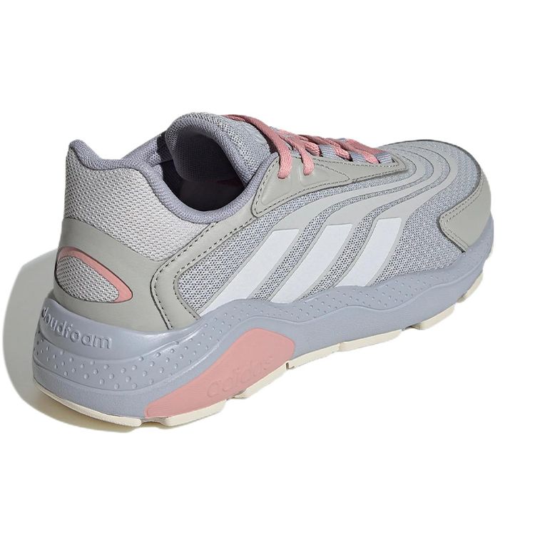 Adidas Neo Crazychaos 2.0 Fabric Mesh Retro Versatile Durable Low-Top Lifestyle Casual Shoes Women Sneaker Gray Pink HP5396