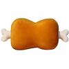 (RONGUI) Bone-in Meat Plush Toy, Meat Cushion, 42cm, Manga Meat, Bones, Fun Toy for Kids, Soft and Chewy (Bone-in Meat)
