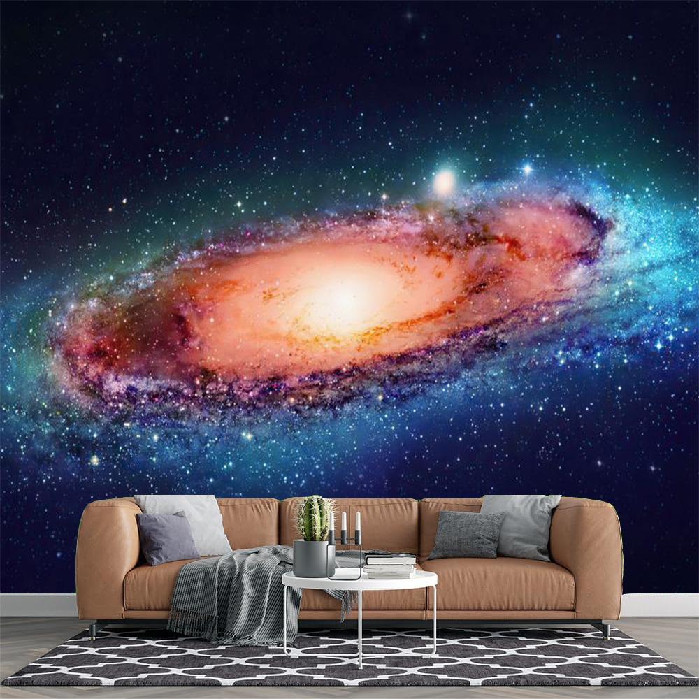 

Starry Sky Wall Mural Galaxy Wallpaper Space Universe Mural Home Bedroom 200 cm(W) x 140 cm(H)