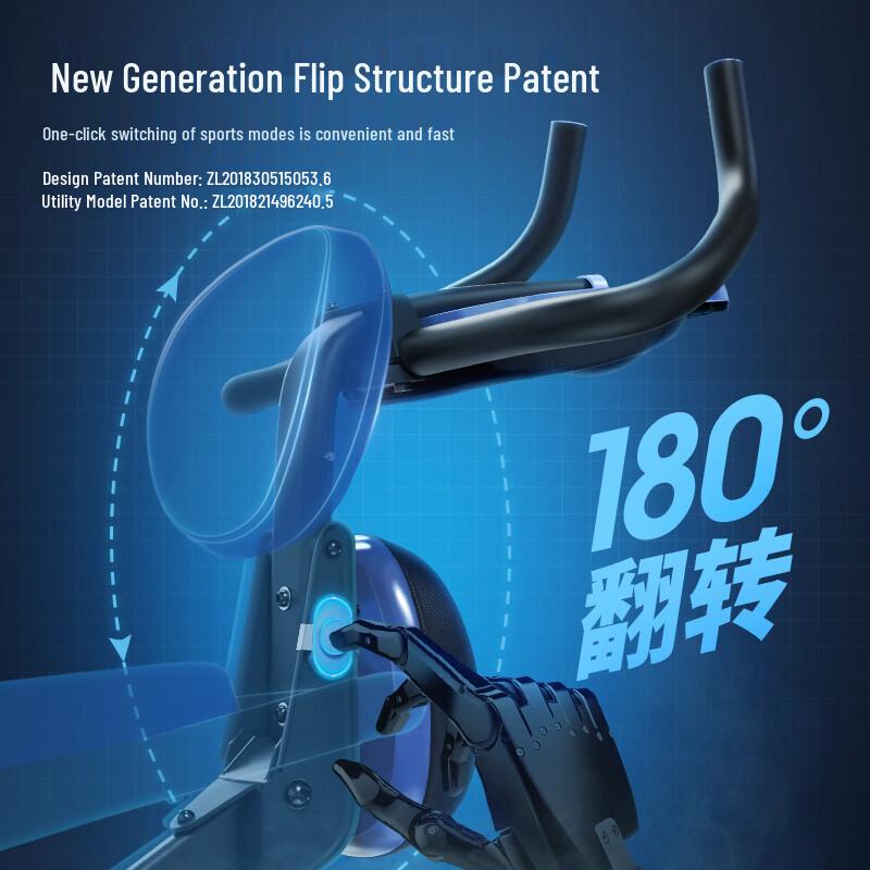Wandakang Foldable Magnetic Control Exercise Bike CN plug (adapter included)