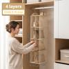 handbag Organizer Closet Storage for Handbags Purse Organizer Wardrobe Hanging Bag Holder Dustproof Multi Layer Storage Rack