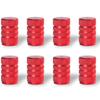 8Pc Tire Valve Caps Tyre Rim Stem Cover Dust Proof Auto Wheel Cap Aluminum Alloy Nipple Caps for Cars and Motorcycles Bikes