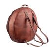 Unisex Goat Leather Bag Handmade Vintage Leather Brown Bag Travel Bag