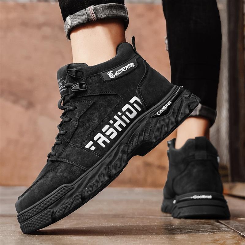Men's Shoes Autumn New Retro Casual Fashion Versatile Outdoor Versatile Sports Thick-soled Non-slip Wear-resistant Tooling Trendy Shoes