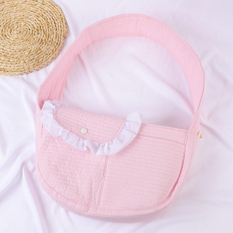 

Популярный рюкзак для домашних животных Весна/лето Рюкзак для кошек с кроссом Портативная сумка для домашних животных с кроссом на плечо Товары для животных S розовый