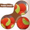 10 Pieces Tennis Balls with Storage Mesh Bag Workout for Pet Dog Adults Kids Yellow