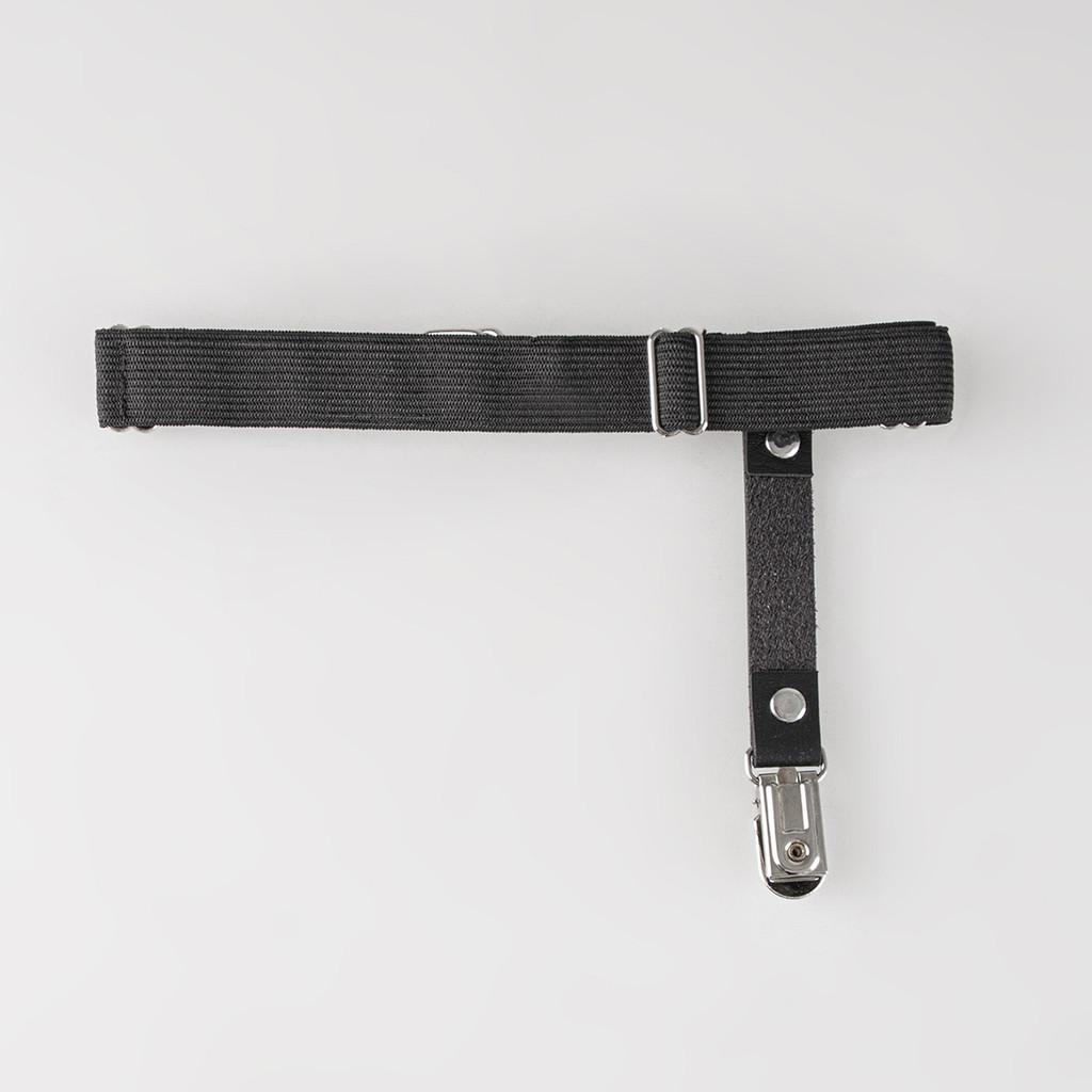 Girl Punk Black Suspender With Strong Elastic Pvc For Trendy Adult Women