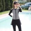 Two Women Piece Wetsuit Set Long Sleeve Long Pants Surfing Dive Swimming Garment