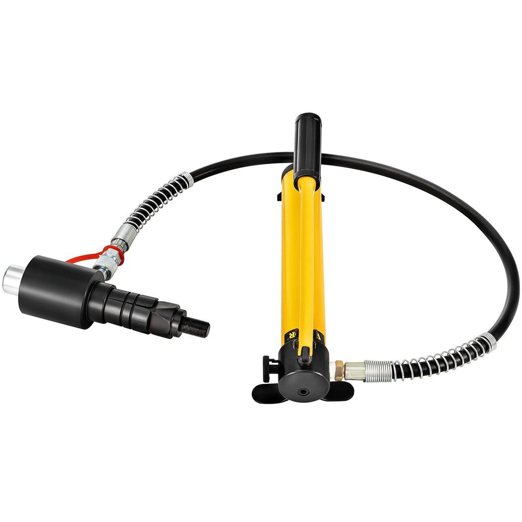 Hydraulic Exhaust Pipe Expander, 1-5/8" to 4-1/4" size, 10 T Manual Hydraulic Pipe Stretcher w/4 Dies and 2 Storing Case for Copper, Aluminum Tubes in