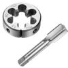 PLEAVIT Tap and Die Set, Thread Cutting Tap, Thread Repair Tool, Round Die, Alloy, M22 X 1.5