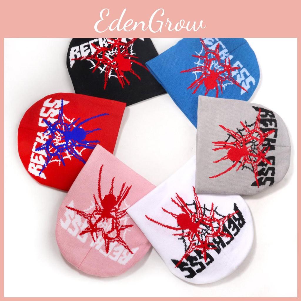 Fashion Spider And Letter Patterns In Casual Warm Knitted Hats For Unisex