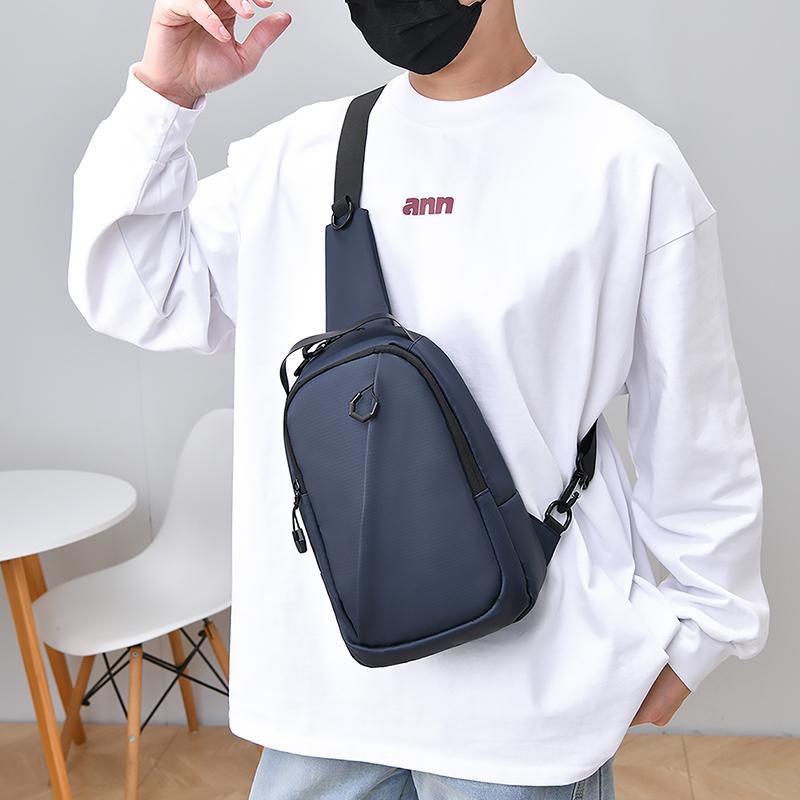 Chest Bag Men's Business Shoulder Bag Large Capacity Outdoor Sports Crossbody Bag