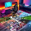 Custom Name Personalized Five Nights at Freddy's Print Carpet, Versatile Home Decor Rug, for Playroom, Apartment, Balcony, Entryway, Hallway Gift