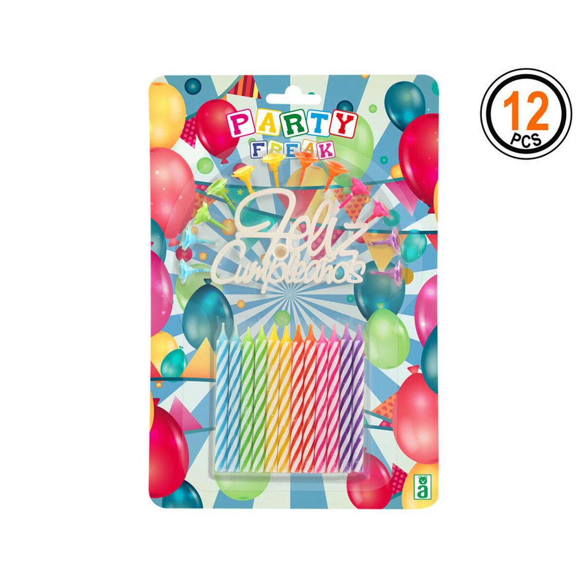 

Feliz Cumpleanos Свечи 12 шт. TU прозрачный