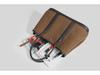 2025 Autumn/Winter Contrast Color Leather Handbag - Large Capacity Wool & Microfiber Shoulder/Crossbody Tote for Women