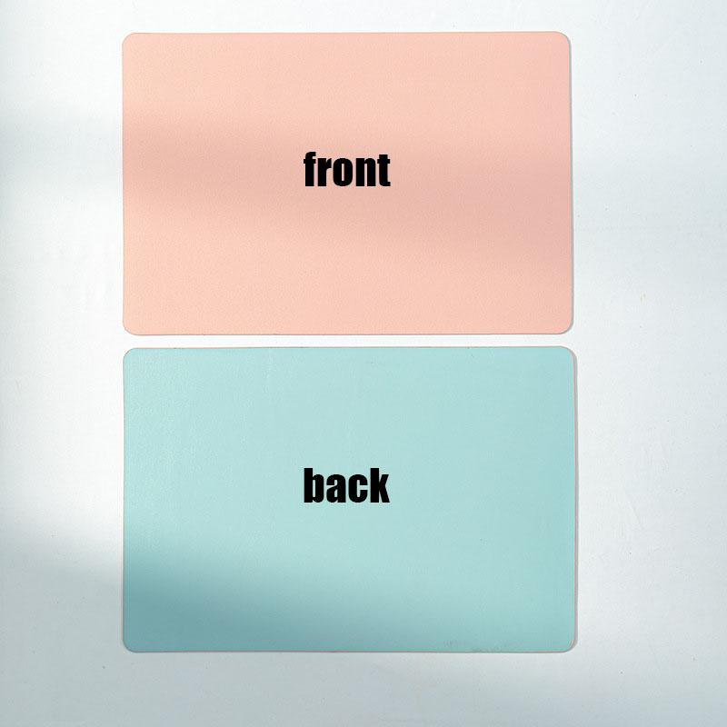 Tappetino Isolante per Tavolo da Pranzo in Pelle Double-face Tappetino da Tavola Occidentale Impermeabile e Resistente all'Olio Semplice Moderno Tappetino da Tavolo in Pelle