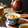 100ml Ru Kiln Blue And White Dragon Patterned Tea Cup Ceramic Pressed Hand Cup Personal Use High-end Opening Kungfu Tea Set